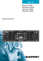 Blaupunkt Denver-CD-70 - Owners Manual